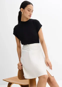 Mini-jupe en twill