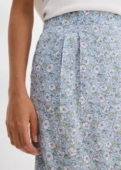 Mini-jupe en viscose fluide