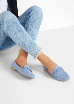 Mocassins à détail tressé