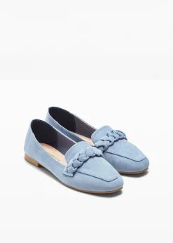 Mocassins à détail tressé