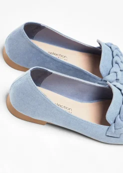 Mocassins à détail tressé