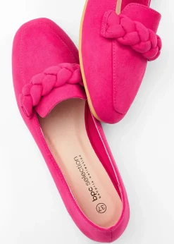 Mocassins à détail tressé