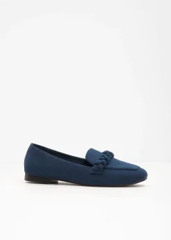Mocassins à détail tressé