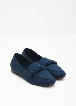 Mocassins à détail tressé