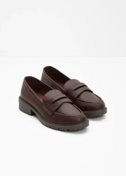 Mocassins à semelle crantée