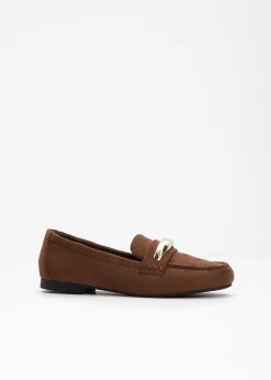 Mocassins aux détails métalliques