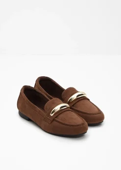 Mocassins aux détails métalliques