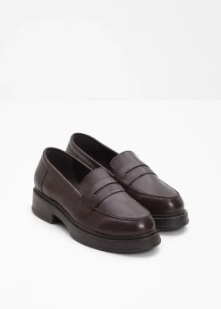 Mocassins en cuir