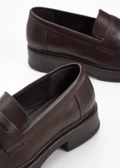 Mocassins en cuir