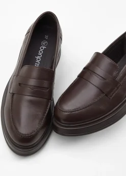 Mocassins en cuir
