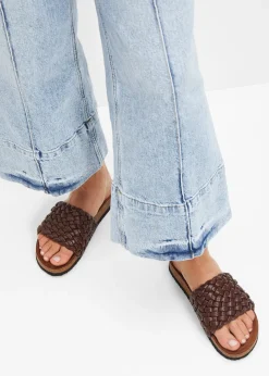 Mules tressées