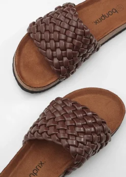 Mules tressées