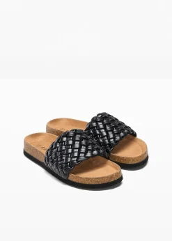 Mules tressées