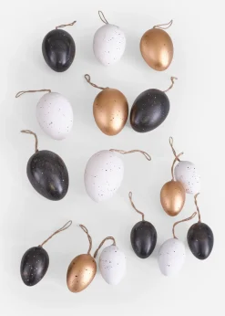 Objet déco œufs de Pâques à accrocher (lot de 16)