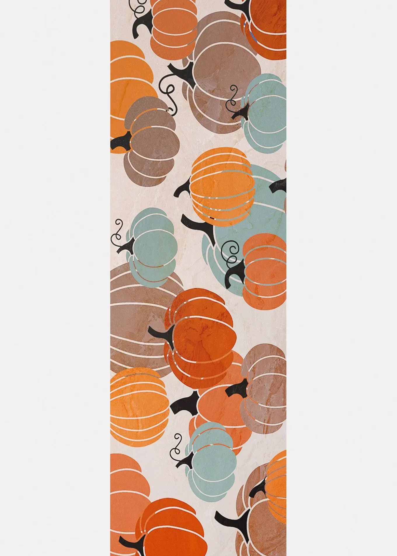 Paillasson motif citrouilles