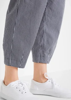 Pantalon 7/8 en lin mélangé