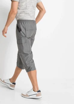 Pantalon 3/4 en microfibre, regular