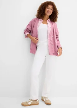 Pantalon à enfiler avec taille confortable, Straight