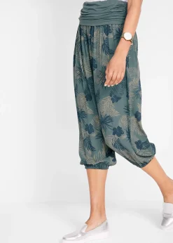 Pantalon 3/4 fluide en viscose extensible