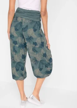 Pantalon 3/4 fluide en viscose extensible