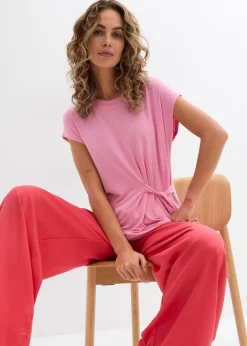 Pantalon à pinces en lyocell fluide