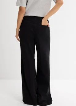 Pantalon à pinces en twill 100% coton