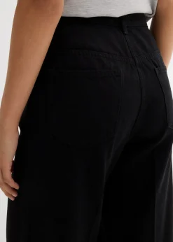Pantalon à pinces en twill 100% coton