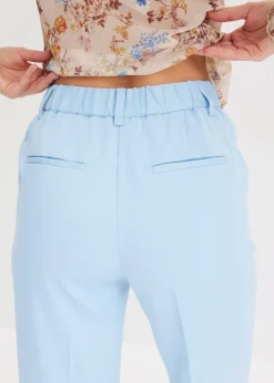 Pantalon à taille élastiquée