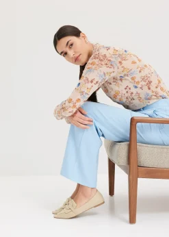 Pantalon à taille élastiquée