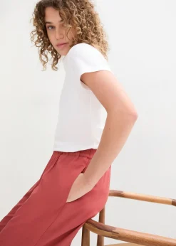 Pantalon ample en viscose