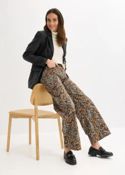 Pantalon ample et extensible en twill