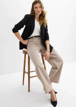 Pantalon ballon à rayures