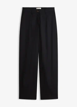Pantalon barrel à pinces