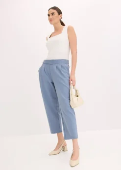 Pantalon barrel à pinces