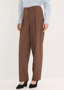 Pantalon barrel à pinces