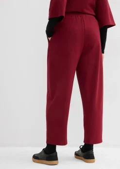 Pantalon barrel en jersey néoprène