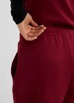 Pantalon barrel en jersey néoprène