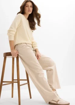 Pantalon barrel taille haute