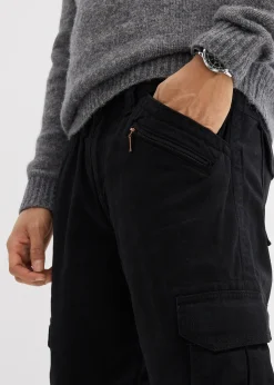Pantalon cargo loose et droit
