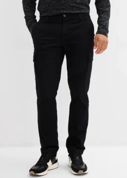 Pantalon cargo thermique regular, extensible, droit