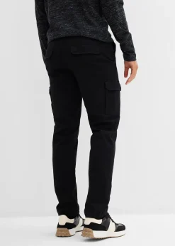 Pantalon cargo thermique regular, extensible, droit