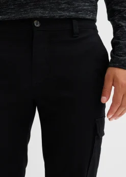 Pantalon cargo thermique regular, extensible, droit