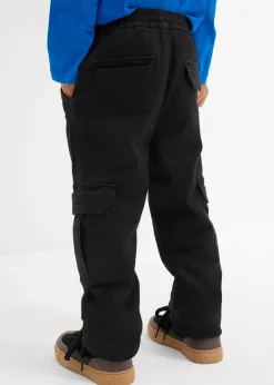 Pantalon cargo thermique doublé jersey, Regular