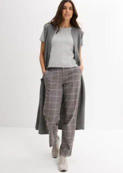 Pantalon chino à carreaux