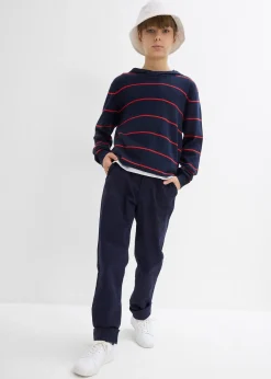 Pantalon chino droit à taille ajustable, slim
