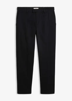 Pantalon chino loose 100% coton, taille élastiquée