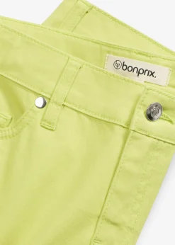 Pantalon corsaire à taille élastiquée
