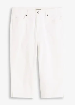 Pantalon corsaire à taille élastiquée