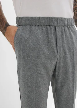 Pantalon de costume à taille élastiquée