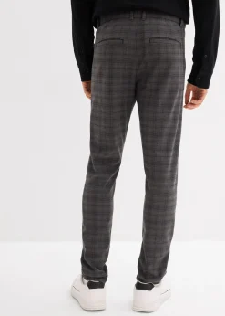 Pantalon de costume extensible à taille élastiquée, regular